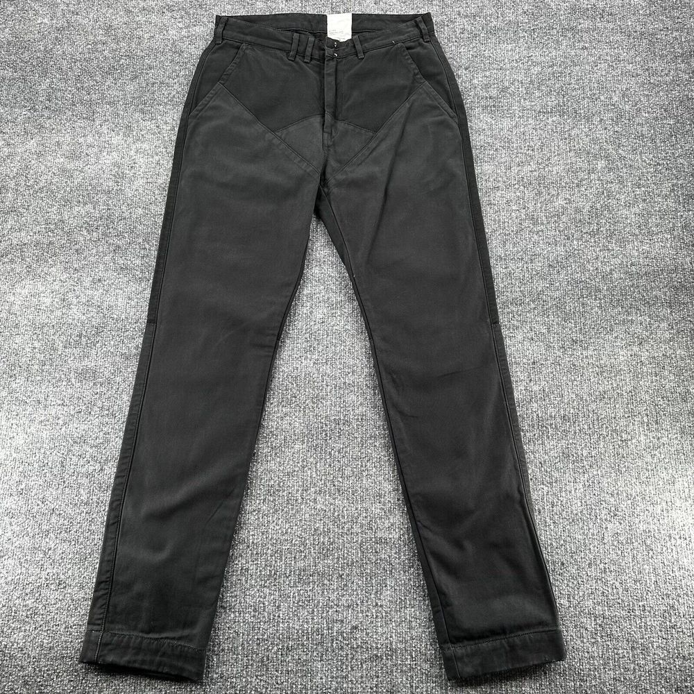 Garbstore Pants Mens 30X31 Black Gray Two Tone Tapered Cotton Streetwear‎